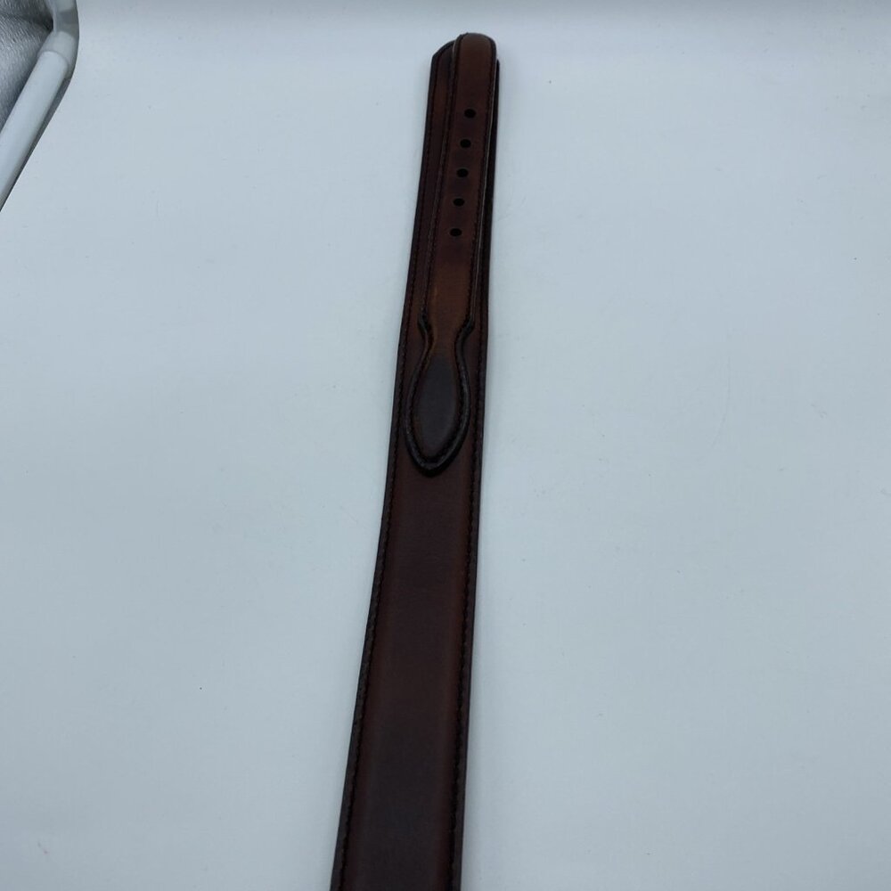 Brighton Brown Genuine Leather Belt 35307 Men's Size 42 Made In USA - Picture 9 of 11